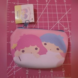 SANRIO Little Twin Stars Mini Pink Pouch Coin Purse Hello Kitty Pink kawaii